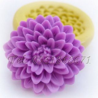 Khuôn rau câu silicon hoa thược dược - Mã số 186