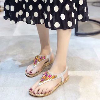 Giày sandal hạt màu