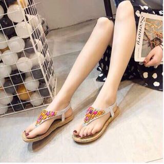 Giày sandal hạt màu