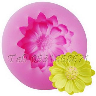 Khuôn rau câu silicon hoa cúc đơn - Mã số 19