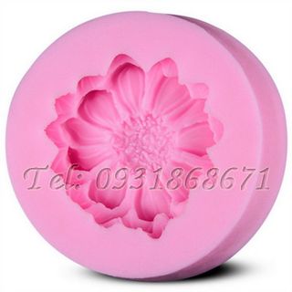 Khuôn rau câu silicon hoa cúc đơn - Mã số 19