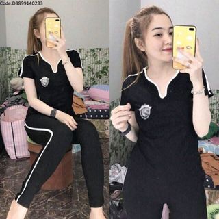 set bộ coton quần dài
