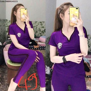 set bộ coton quần dài