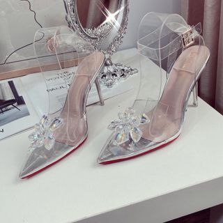 Giày hoa đá pha lê cao cấp