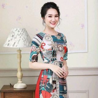 set áo dài cách tân