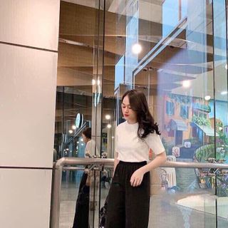 Quần thun tăm suông Qc