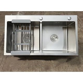 chậu rửa bát đúc 72x42 sus304 giá rẻ