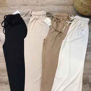Quần thun tăm suông Qc