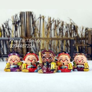 Bộ tượng 5 ông thần tài Ngũ Lộ Thần Tài