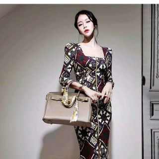 Đầm hàn quốc guuci