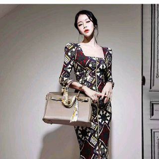 Đầm hàn quốc guuci