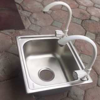 chậu rửa bát 1 hố 50x38 inox siêu bền giá rẻ