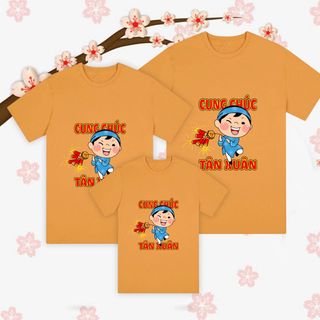 áo thun gia đình mừng năm mới AT04