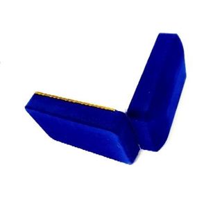 hộp nhung xanh đồng hồ hình chữ nhật