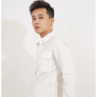 Áo sơ mi nam trắng túi hộp CELEB 9M14