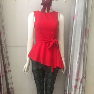 Set quần tregging áo PEPLUM