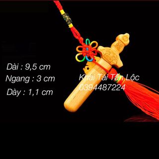 Thất tinh kiếm gỗ đào trừ tà hoá sát mang phúc khí