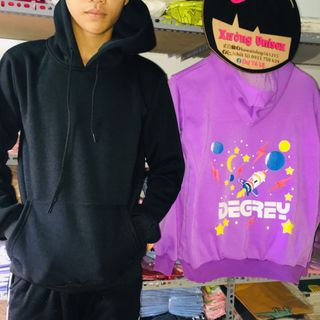 Áo hoodie degrey nỉ dày dặn 2 màu full ảnh thật giá sỉ