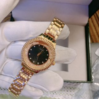 Đồng hồ si chạy pin size 34 cho nữ
