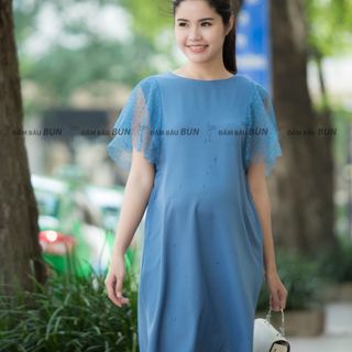 ĐẦM BẦU CÔNG SỞ TAY REN LẠ MẮT 2859
