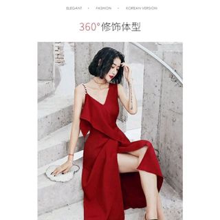 Đầm thun đính nút
