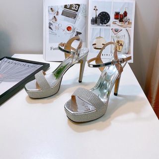 Giày sandal cao gót nhon đá