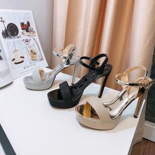 Giày sandal cao gót nhon đá