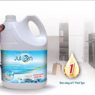Nước rửa chén Juleen diệt khuẩn không mùi 3500ml Thái Lan Can