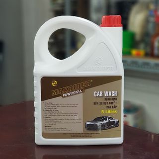 Dung dịch rửa xe bọt tuyết cao cấp Maxrider Powerful - Can 5 lít