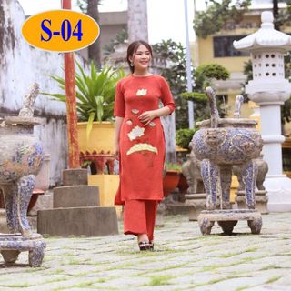 Áo dài đi chùa có sẵn