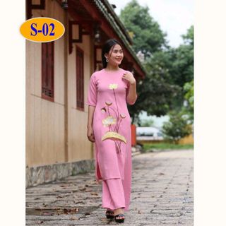 Áo dài đi chùa có sẵn