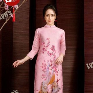 set áo dài họa tiết