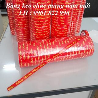 Băng keo in chữ chúc mừng năm mới