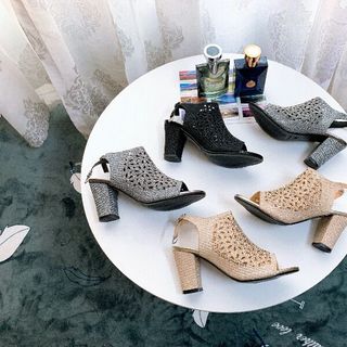 Giày Sandal boot laze 7p ôm chân