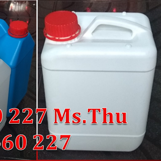Thùng nhựa 5 lít giá bao nhiêu thùng đựng axit 5 lít thùng nhựa đựng 5 lít dung môi can hóa chất giá rẻ