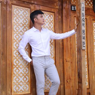 Quần tây nam caro xám CELEB 9C05