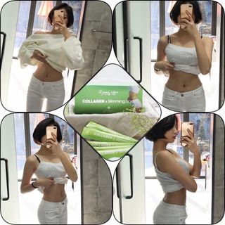 Trà giảm cân Slimming và Collagen Genie