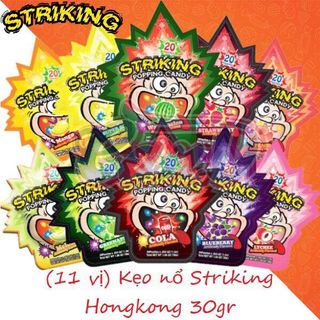 1 thùng Kẹo nổ Striking Hongkong 48 gói