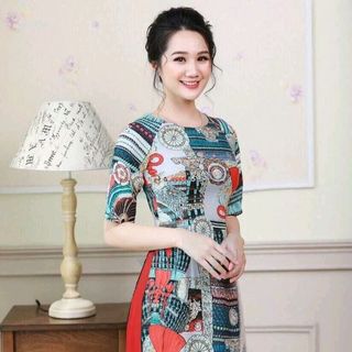 set áo dài cách tân cao cấp