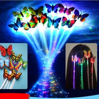 tép tóc bướm có đèn sẵn pin nhe