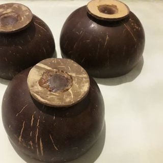 Chén dĩa dừa sơn mài