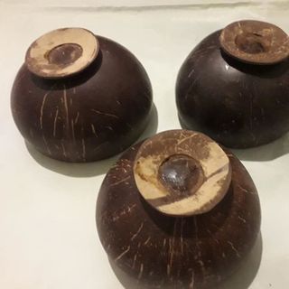 Chén dĩa dừa sơn mài