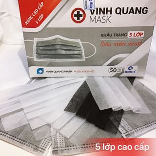 Khẩu trang y tế than hoạt tính cao cấp Vinh Quang Mask giá sỉ