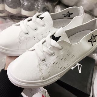 xả giày lười da