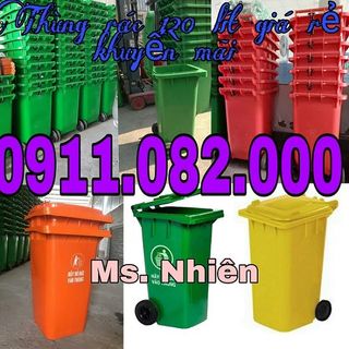 Phân phối thùng rác 240 lít giá rẻ tại cần thơ- thùng rác 120 lít 660 lít- giá sỉ