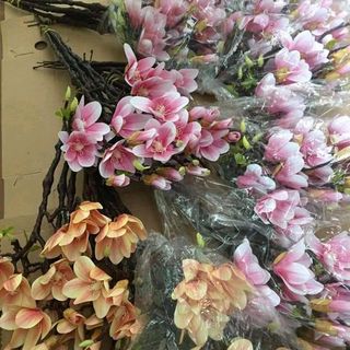 Cành Mộc Lan Casu Cao Cấp 60cm- Hoa giả