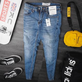 Quần jeans nam trơn topman