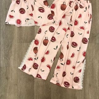 Pijama đồ bộ mặc nhà hai dây quần Dài sexy lụa cao cấp giá sỉ