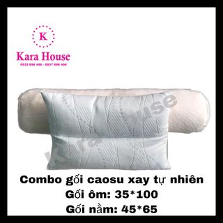 Gối ôm cao su xay 35x100