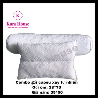Gối ôm cao su xay 28x70
